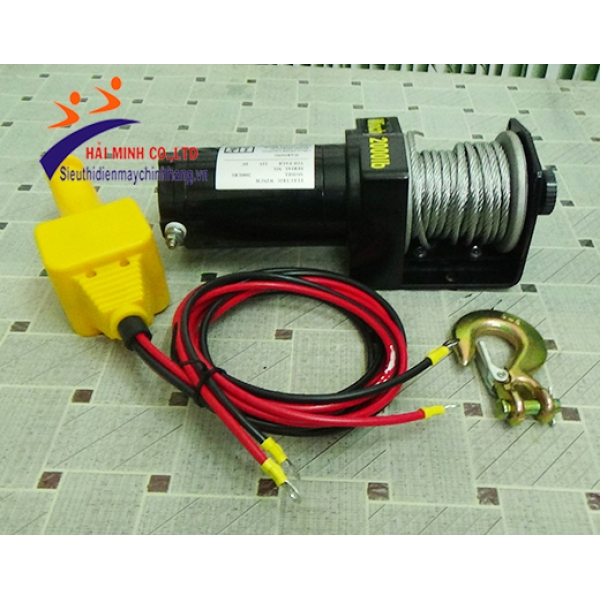 Tời điện kéo xe Yamafuji 2000LBS (12-24V)